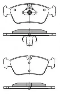 Гальмівні колодки перед. BMW 3 (E36/E46) 90-09 (ATE) National NP2050