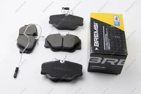 Тормозные колодки перед. W201/124 (Lucas) (с датчиком) Bremsi BP2485