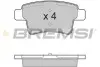 Тормозные колодки зад. Citroen C4 Picasso 06- (Bosch) Bremsi BP3331 (фото 1)