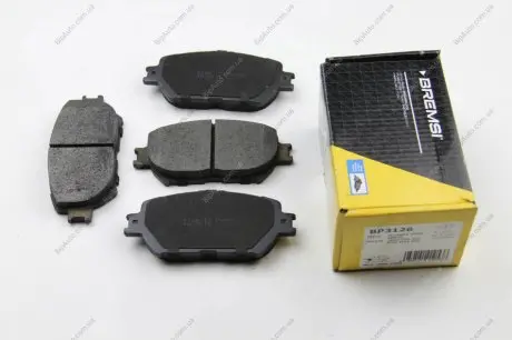 Тормозные колодки перед. Toyota Camry 96-06 (akebono) Bremsi BP3126