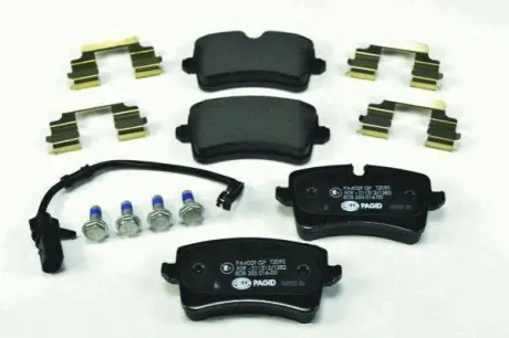 Колодки гальмівні дискові з датчиком, комплект; задн. Hella pagid 8DB355016-001