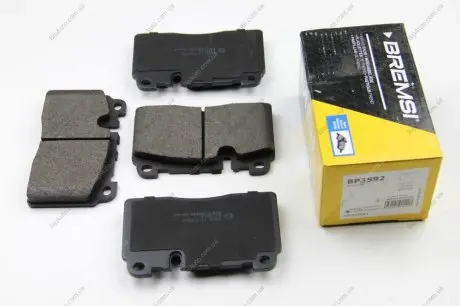 Тормозные колодки перед. Audi A6/A7/Q5 10- (Brembo) Bremsi BP3592 (фото 1)
