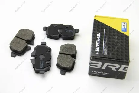 Тормозные колодки зад. BMW 3(E90)/1(E81) 04-13 (TRW) Bremsi BP3196