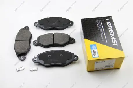 Тормозные колодки перед. Transit (V184) 00-06 (FWD) Bremsi BP3010
