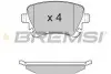 Тормозные колодки зад Caddy III/Golf V/Audi A4 03- BREMSI BP3130