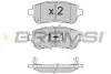 Гальмівні колодки перед. Ford Fiesta VI 08- (TRW) Bremsi BP3316 (фото 1)