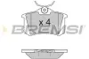 Гальмівні колодки зад. Caddy/Golf/Octavia (TRW) BREMSI BP2806