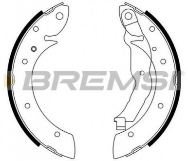 Тормозные колодки зад. BMW 3(E36) 90-00 (TRW) Bremsi GF0077 (фото 1)