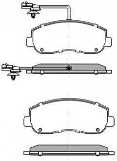 Гальмівні колодки передні Renault Master III/Opel Movano 10- National NP2641