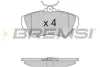 Тормозные колодки зад. Scudo/Expert 07- Bremsi BP3284 (фото 1)