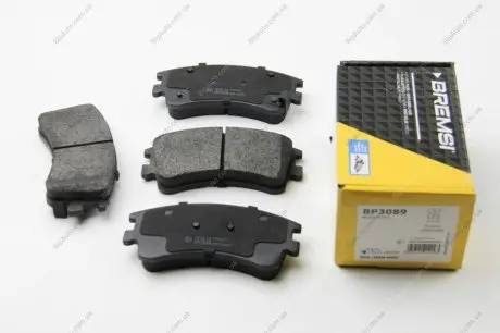 Тормозные колодки перед. Mazda 6 02- Bremsi BP3089