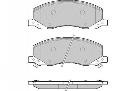 Комплект гальмівних колодок, дискове гальмо E.t.f. 12-1378