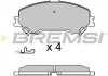 Комплект тормозных колодок BREMSI BP3629