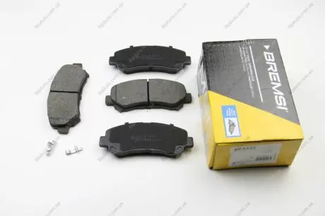 Гальмівні колодки перед. X-Trail/Qashqai 07- Bremsi BP3321