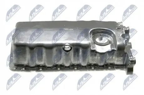 МАСЛЯНИЙ ПІДДОН | VW GOLF IV 1.6, 1.9TDI 97-05, POLO 1.6, 1.9TDI 96-09, AUDI A3 1.6, 1.9TDI -03, SKODA FABIA 1.9TDI -08, OCTAVIA 1.6, 1.9TDI -10, SEAT LEON 1.6, 1.9TDI -06 /Z OTWOREM NA CZUJNIK POZIOMU OLEJU/ Nty BMO-VW-004 (фото 1)