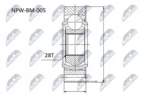 Spare part Nty NPWBM005