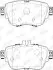 Тормозные колодки Mercedes E W213 JURID 573843J