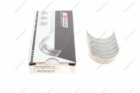 Подшипники скольжения шатунные CR3000SM0.25 King CR3000SM025