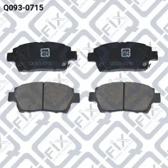 Колодки тормозов TOYOTA PRIUS/YARIS/GEELY MK Q-FIX Q0930715