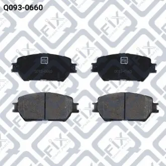 Колодки гальмівні передн.дискові Q-FIX Q0930660
