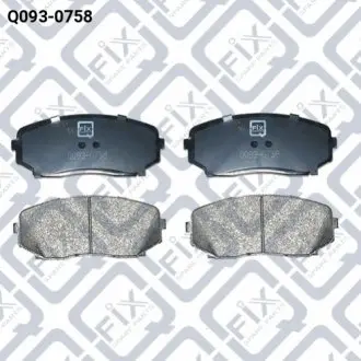 Колодки тормозные дисковые, комплект Q-FIX Q0930758