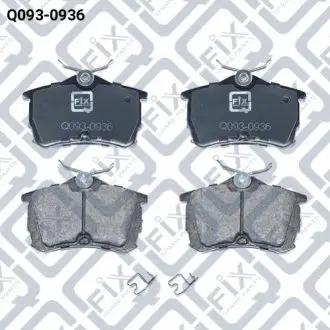 КОЛОДКИ ТОРМОЗНИЕ ЗАДНИЕ ДИСКОВИЕ Q-FIX Q0930936
