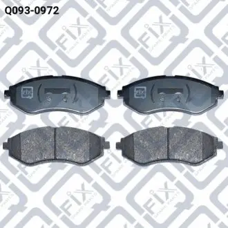 Колодки гальмівні передн.дискові Q-FIX Q0930972