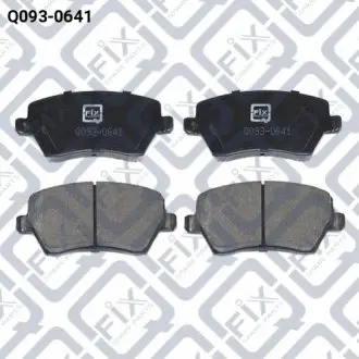 Тормозные колодки передние Q-FIX Q0930641