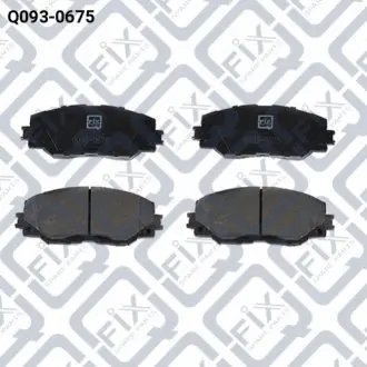 Фото колодки тормозные передние Q-FIX Q0930675 Колодки тормозные передние Q-FIX Q0930675