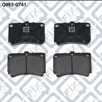 Колодки тормозные передние Q-FIX Q0930741