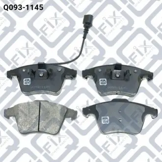 Колодки тормозные передние Q-FIX Q0931145