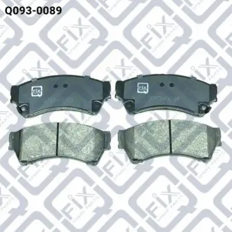 Комлект тормозных накладок Q-FIX Q0930089