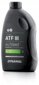 Масло трансмісійне AUTOMATIC ATF III (20L) Dynamax 501843