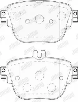 Тормозные колодки Mercedes E-Class (W213) (42552) Jurid 573845J