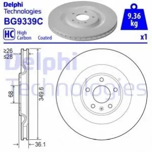 Автозапчастина Delphi BG9339C