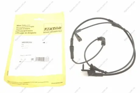 Датчик зносу гальмівних колодок (передніх) Land Rover Discovery/Range Rover Evoque 1.5-2.2D 11- (L=1205mm) TEXTAR 98058200