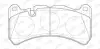 Тормозные колодки Mercedes CLK/SLK (2003->) JURID 573799J