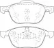 Гальмівні колодки передні Ford C-Max II, EcoSport, Focus, Kuga, Transit Jurid 573753J (фото 1)
