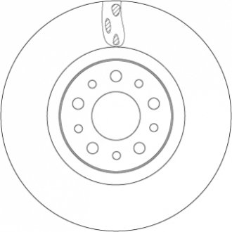 Тормозной диск TRW DF6933 (фото 1)