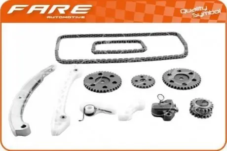 Ланцюг ГРМ к-т Ford Focus 03-/Galaxy II 06-15/Volvo V70 III 07-16 FARE Fare sa 12901 (фото 1)