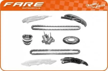 Ланцюг ГРМ к-т BMW 3 (E46/E90/F30)/5 (E60) 2.0-3.0d 04- FARE Fare sa 12894