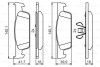 RENAULT Колодки торм. передние Sandero 12-, Logan 12- BOSCH 0986495462 (фото 1)