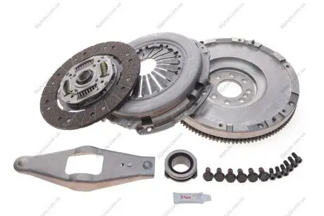 Демпфер (глухий) + комплект зчеплення Ford Transit 2.4DI/TDE, 02-06, 55/66/85/88/92kw Kawe DMV138M