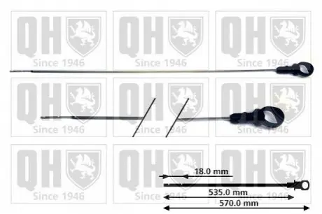 Щуп масляный QH QUINTON HAZELL QOD107