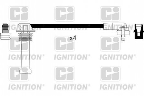 Комплект дротів запалювання QUINTON HAZELL XC402 (фото 1)