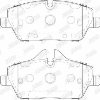 Тормозные колодки Bmw I3 (08/2013 ->) Jurid 573841J