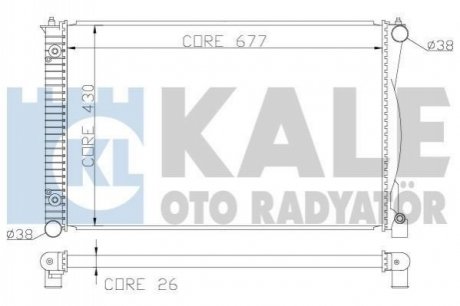 Теплообмінник KALE OTO RADYAT?R Kale Oto radyator 367500 (фото 1)