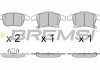 Гальмівні колодки перед. Ford Galaxy III/Mondeo V/S-Max 14- (155.2x66.6x19.9) BREMSI BP3655