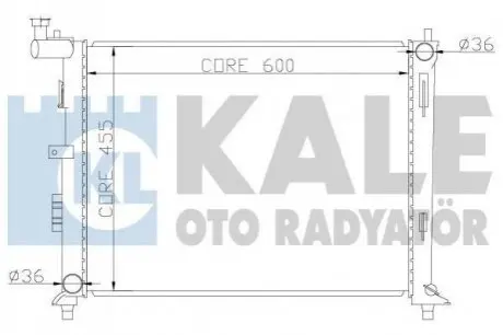 ТЕПЛООБМЕННИК KALE OTO RADYAT?R Kale Oto radyator 341980