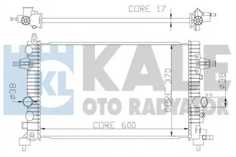 ТЕПЛООБМЕННИК KALE OTO RADYAT?R Kale Oto radyator 371200